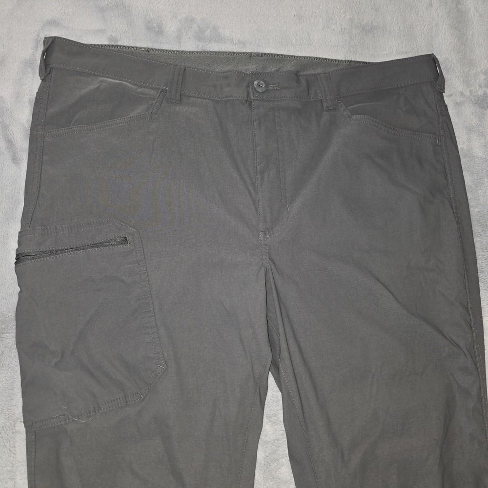 Eddie Bauer Hiking Cargo Performance Pants Mens 40x32 Gray Stretch Outdoor